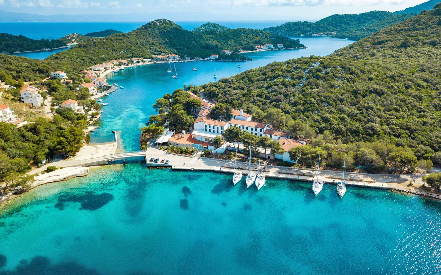 A protected bay on Lastovo, Croatia