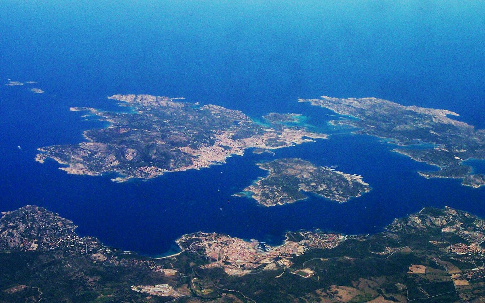 The La Maddalena archipelago off Sardinia